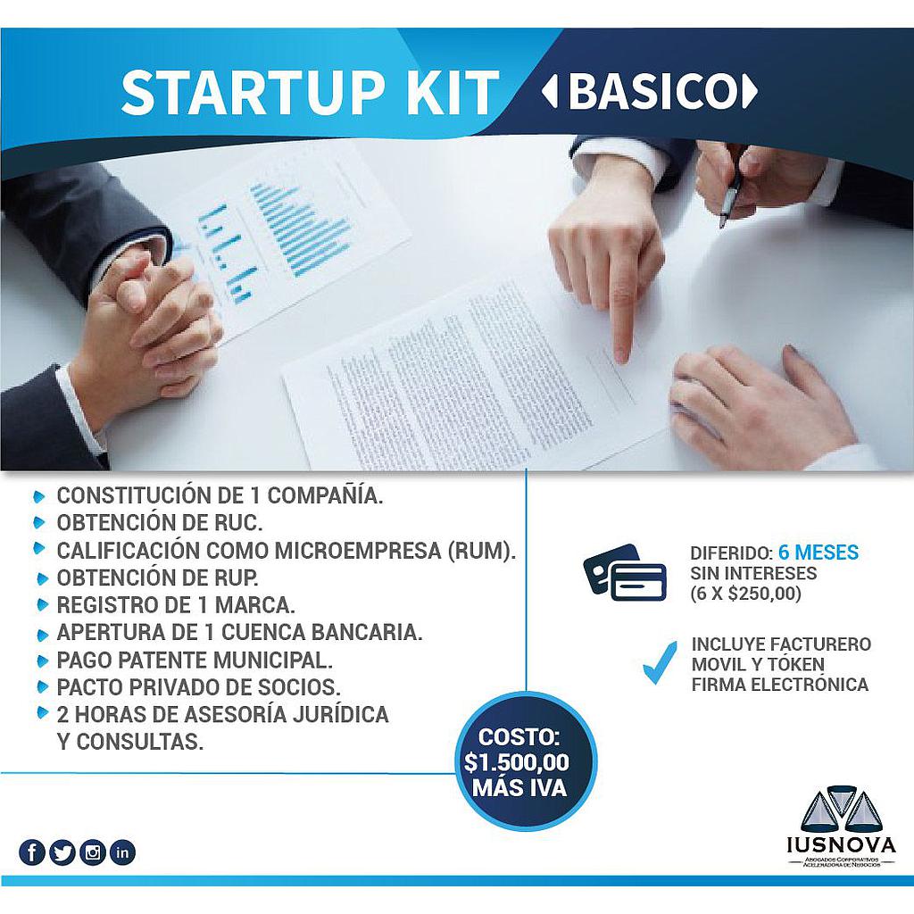 STARTUP KIT BASICO IUSNOVA
